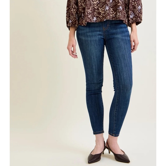 Judy Blue Denim - Judy Blue Pull-On Dark Indigo Skinny Jeans